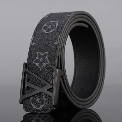 Luxury Men's Genuine Leather Belt – High-Quality & Stylish Louis Vuitton