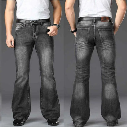 Men's Flared Jeans Street Pants Reton Wide Leg Pants