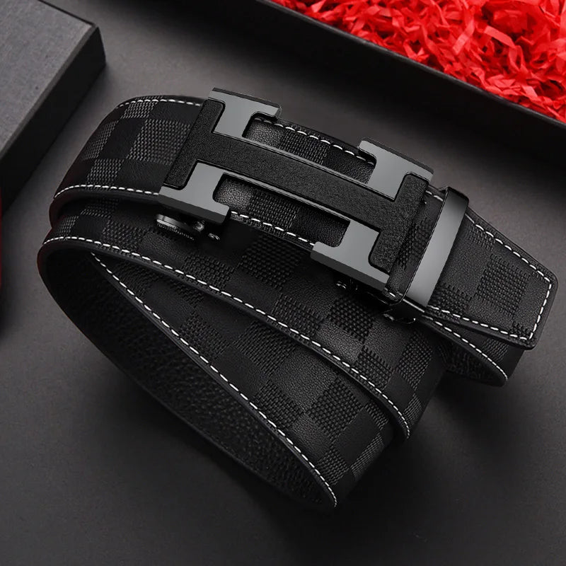 Luxury Men's Genuine Leather Belt – Premium Design & Timeless Elegance Hermes