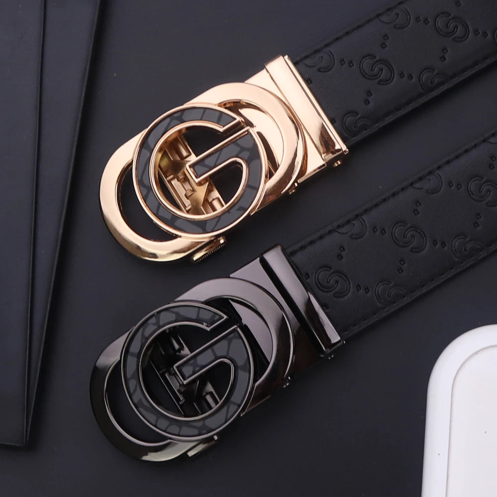 Luxury Designer Belt – Unisex Canvas & Leather Strap for Men & Women Gucci