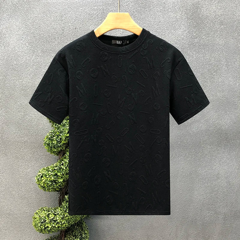 2024 Male New Arrival T-shirts Cotton Summer T Shirt Women Men Harajuku Tops Tees Solid Color Streetwear Hip Hop T Shirt Q29