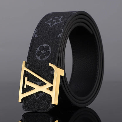 Luxury Men's Genuine Leather Belt – High-Quality & Stylish Louis Vuitton