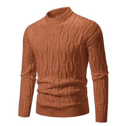 New Men's Crew Neck Sweater Soft Casual Sweaters for Men Autumn Classic Pullover Sweaters Mock Turtleneck Knitted Streetwear