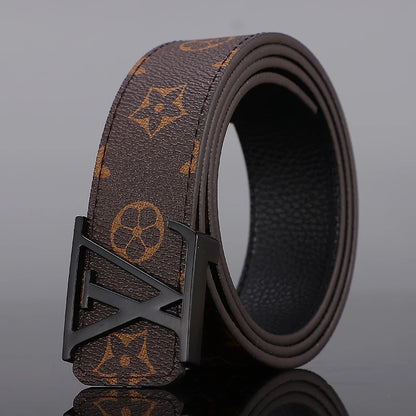 Luxury Men's Genuine Leather Belt – High-Quality & Stylish Louis Vuitton