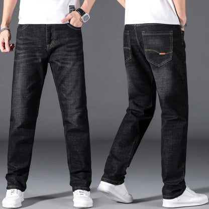 Classic Men's Loose Straight Jeans – Timeless, Comfortable & Versatile