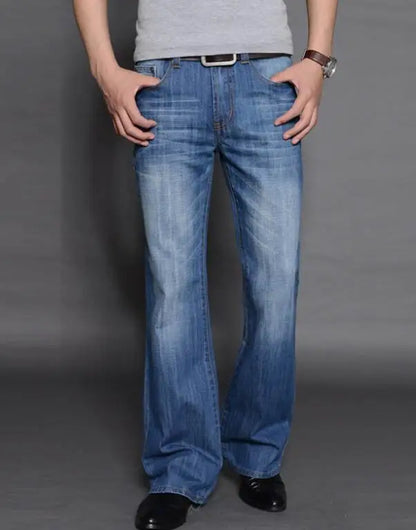 Men's Flared Jeans Street Pants Reton Wide Leg Pants