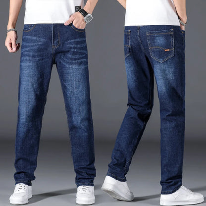 Classic Men's Loose Straight Jeans – Timeless, Comfortable & Versatile